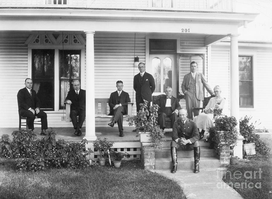 Eisenhower Family Reunion Portrait Photograph by Bettmann