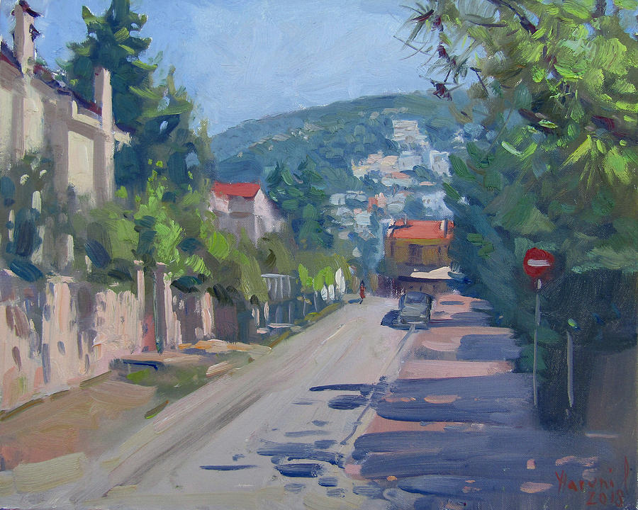 Ekali Athens Painting by Ylli Haruni