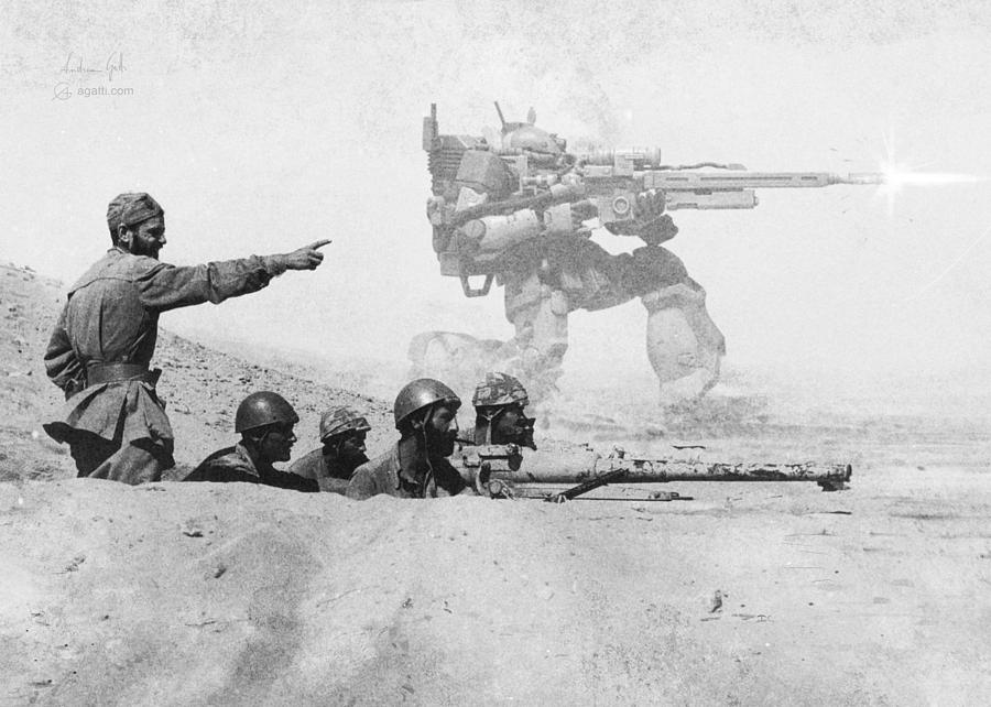 El Alamein Soldiers Digital Art by Andrea Gatti