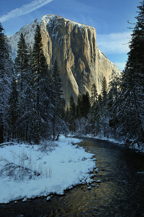 El Capitan overlooks Merced River in Yosemite National Park Photograph by Jetson Nguyen