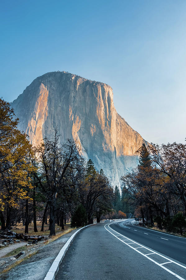 El Capitan road through Yosemite National Park Photograph by Alex Grichenko