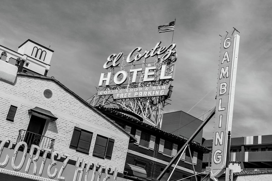 El Cortez Hotel Monochrome Daytime Photograph by SR Green