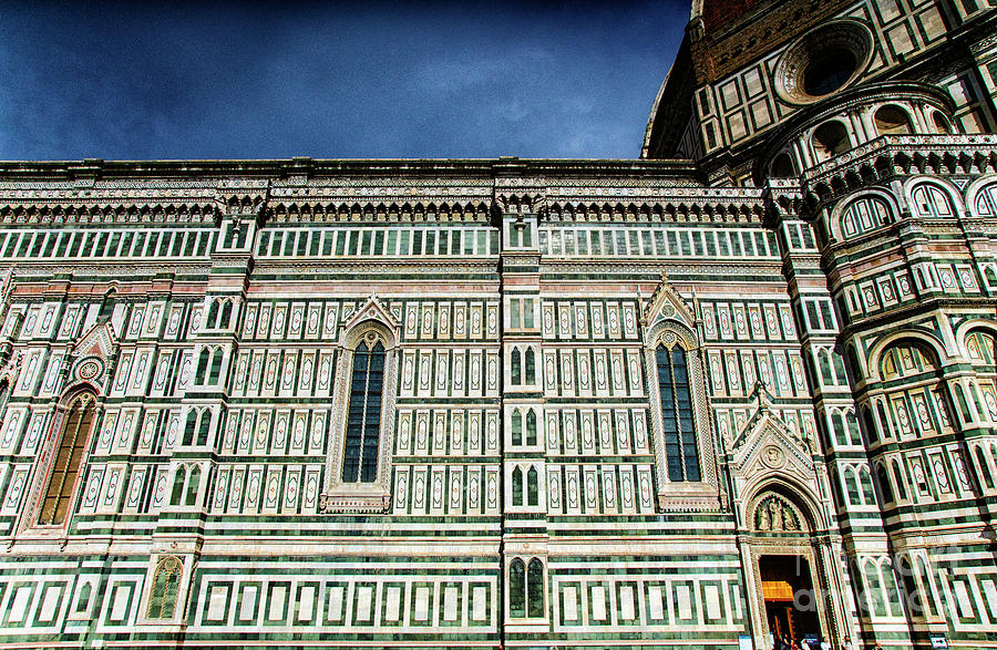 el Duomo The Florence Italy Cathedral Side View Photograph by Wayne Moran