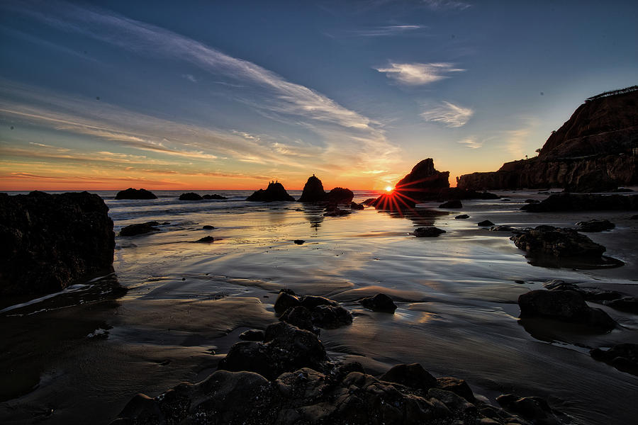El Matador Beach Sunset 1 Photograph by Dean Ginther