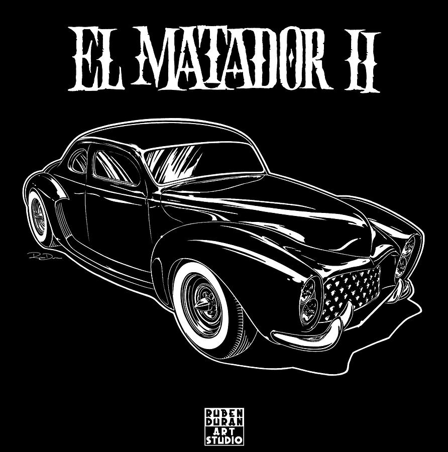 Car Digital Art - El Matador II by Ruben Duran