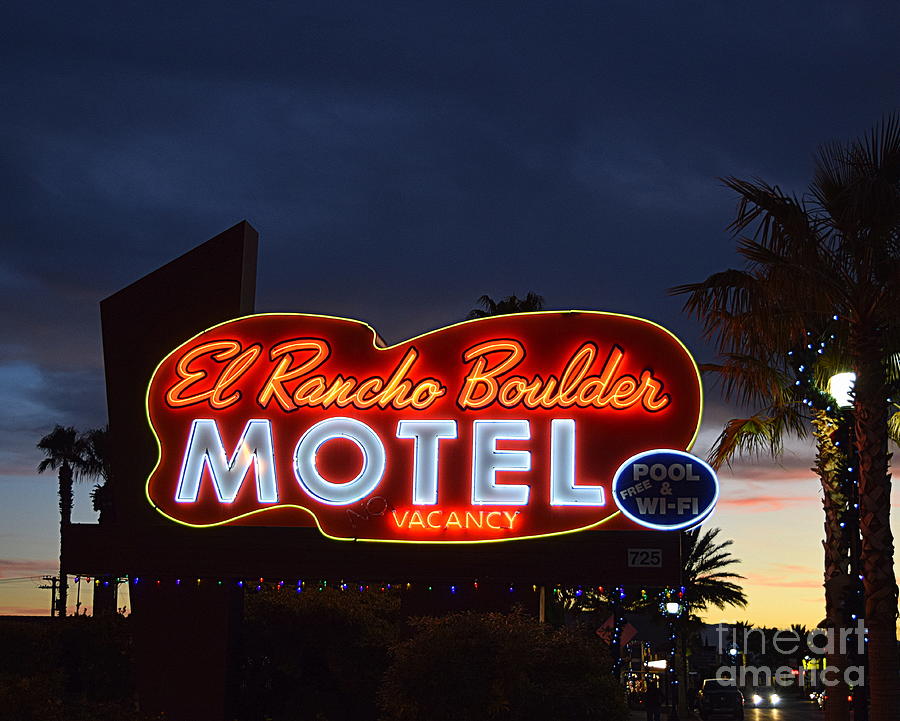 El Rancho Boulder Motel Photograph