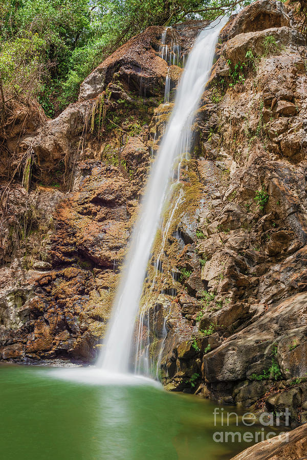 El Salto waterfalls near Las Minas in Panama Photograph by Marek Poplawski