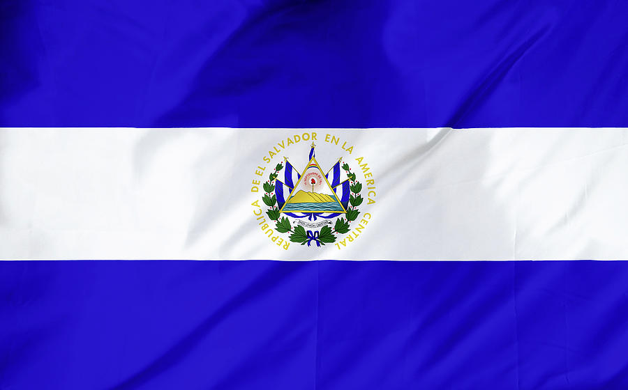 El Salvador Flag Digital Art by Hasan Ahmed - Fine Art America