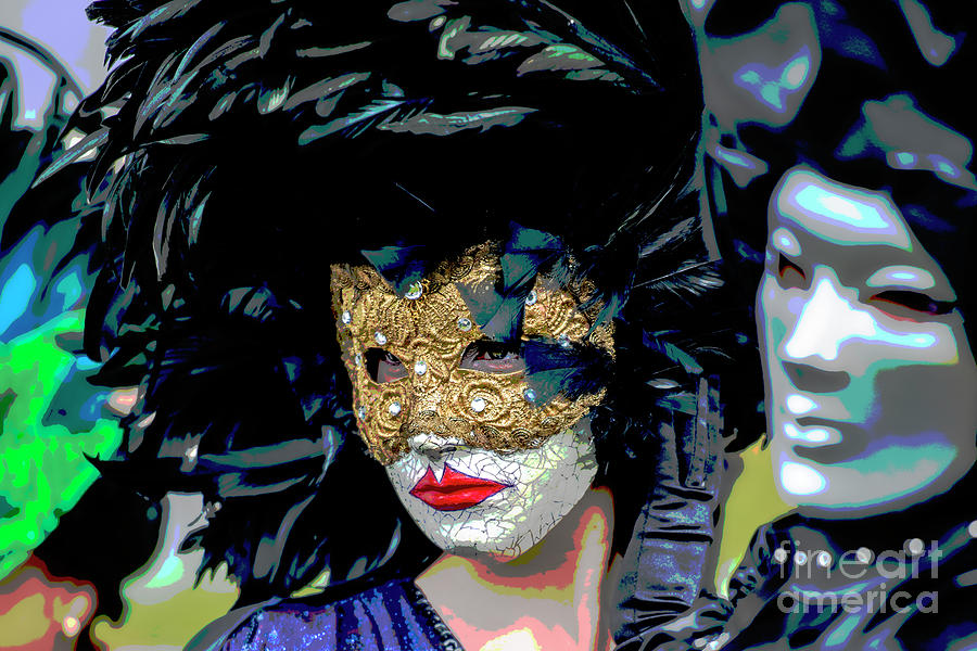 Elaborate Masked Costumes Photograph