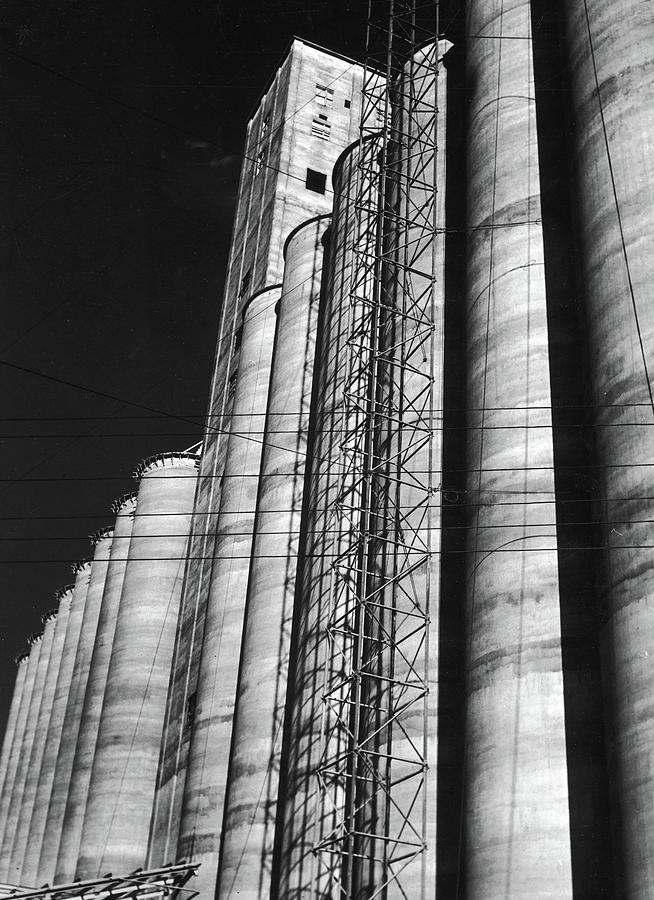 Infrastructures Photograph - Elam Grain Company by Margaret Bourke-White