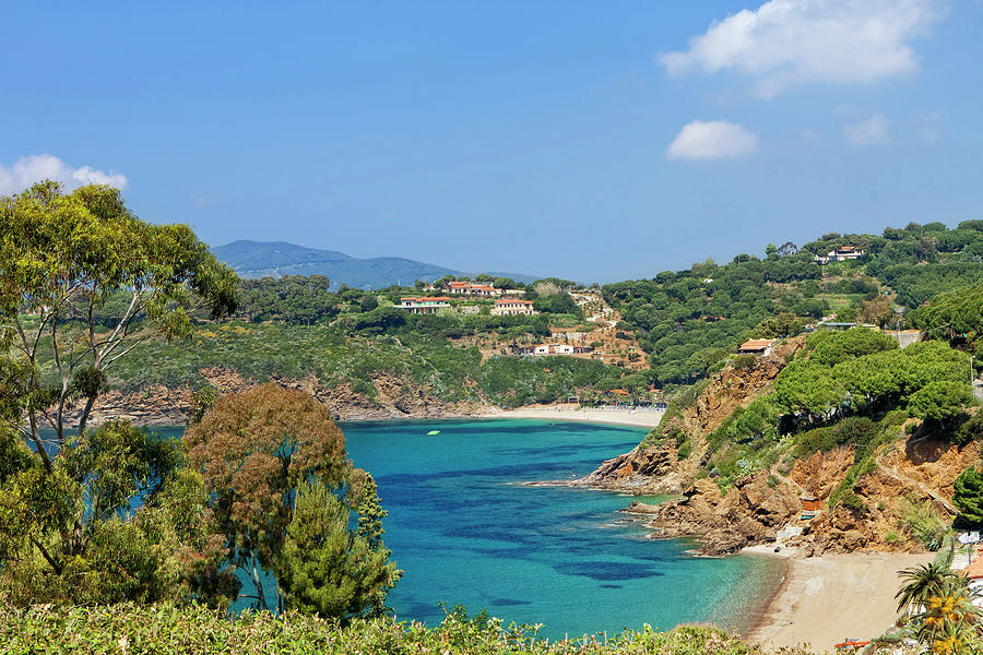 Elba Island, Pareti Beach, Italy Digital Art by Pietro Canali - Pixels