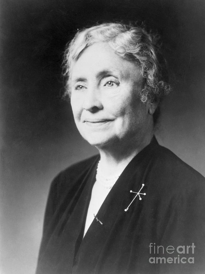 Elderly Helen Keller Photograph by Bettmann
