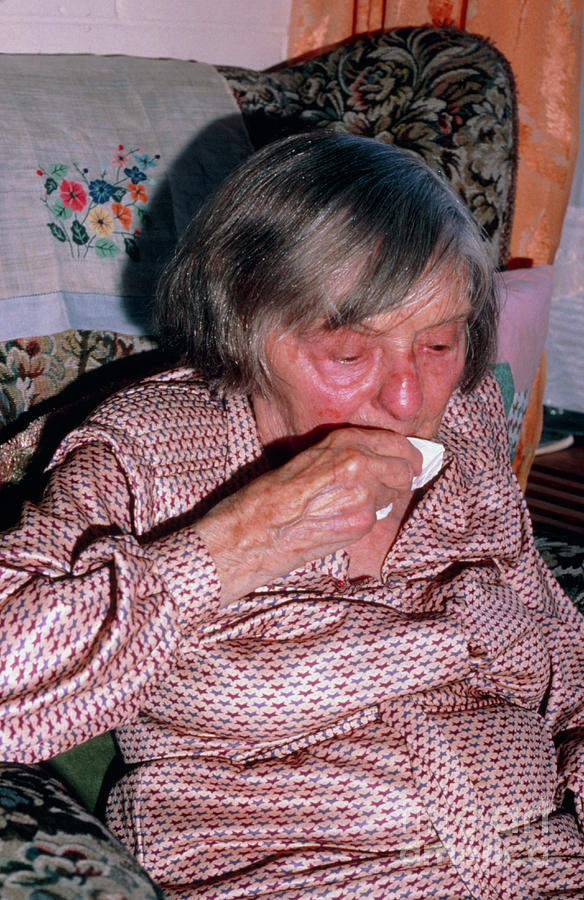Elderly Woman Crying Photograph by Mark Clarke/science Photo Library