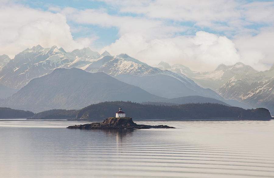 Mountain Photograph - Eldred Rock Lighthouse, Alaska 09 by Monte Nagler