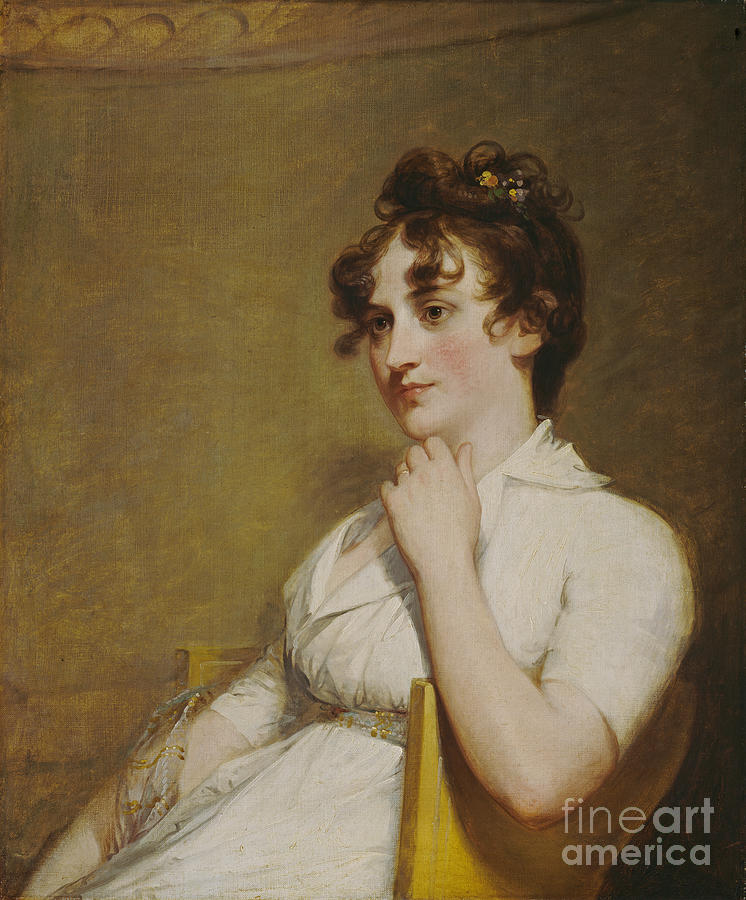 Portrait Painting - Eleanor Parke Custis Lewis by Gilbert Stuart
