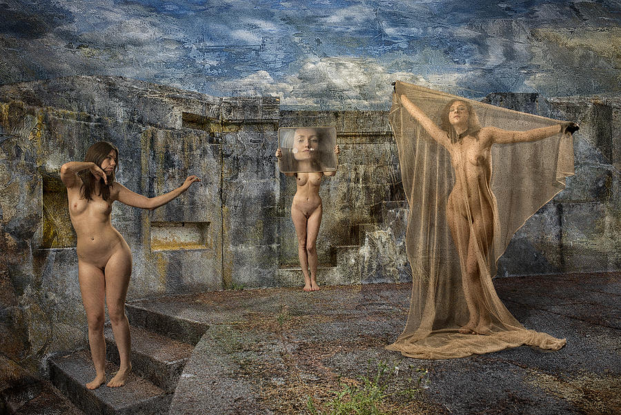 Conceptual Photograph - Electra And The Furies by Tom Gore