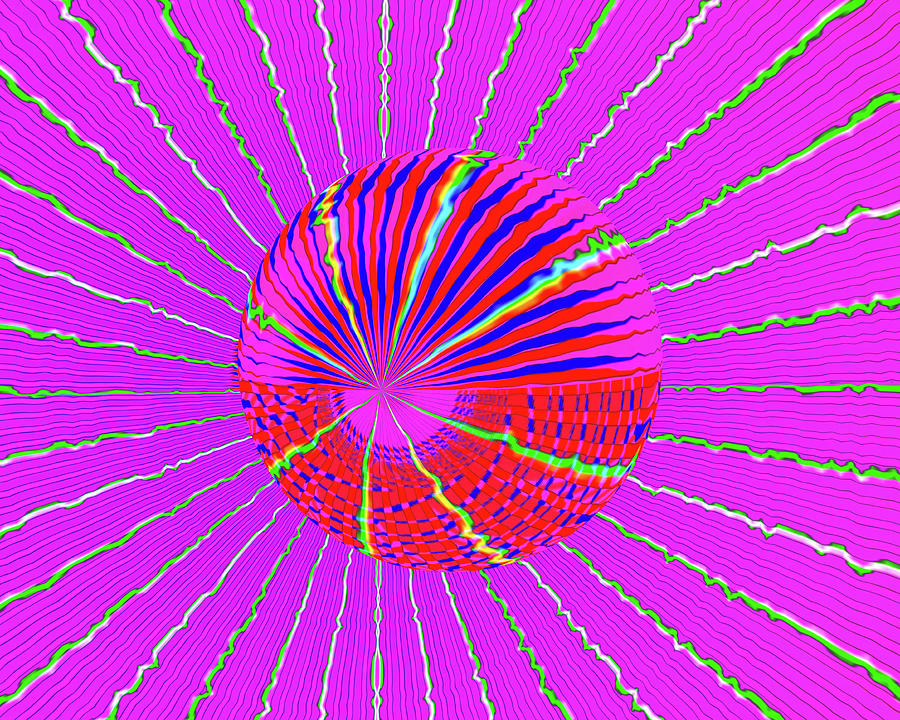 Electric Eye Digital Art by Allison Tanenhaus Pixels