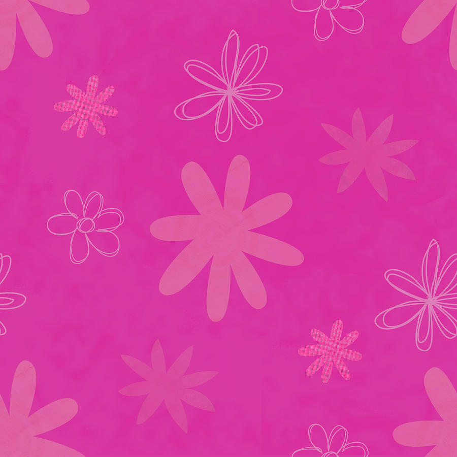 Electric Floral Pattern 6 Small Repeat Digital Art by Holli Conger ...