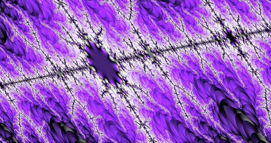 Electric World Purple Digital Art by Don Northup