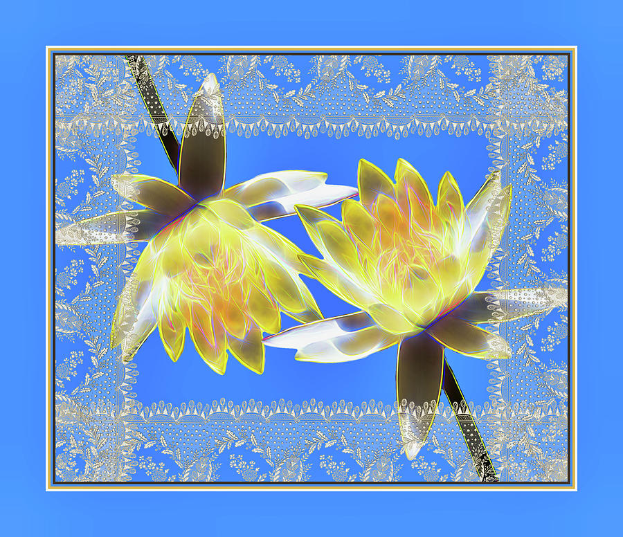 Electric Yellow Water Lilies by Rosalie Scanlon Electric Yellow Water Lilies by Rosalie Scanlon