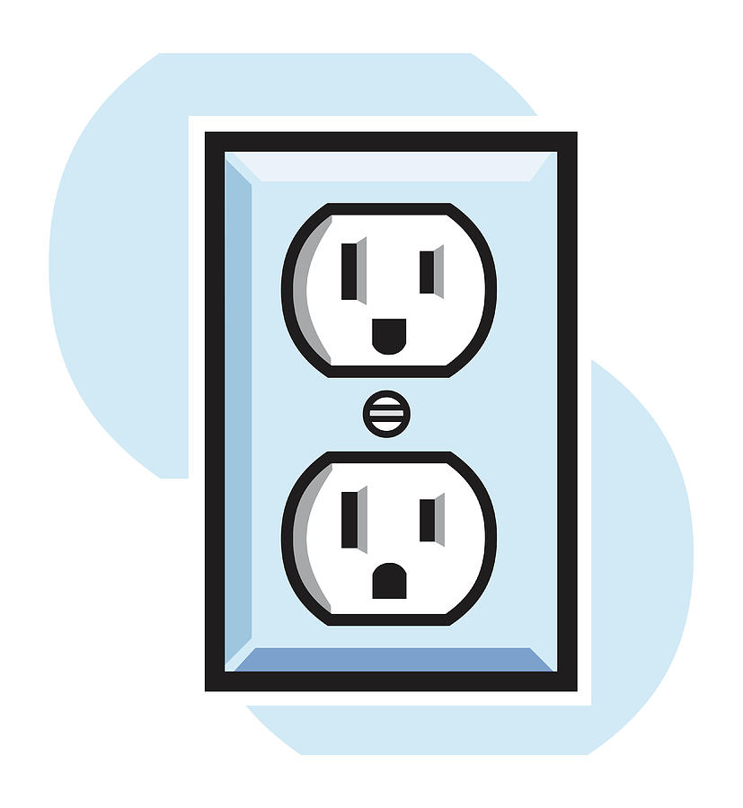 Electrical Outlet Drawing by CSA Images