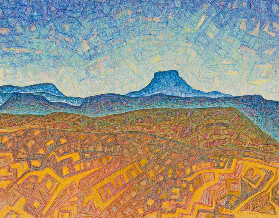 Pastel Drawing - Electromagnetic Observation by Dale Beckman Pastel Drawing - Electromagnetic Observation by Dale Beckman