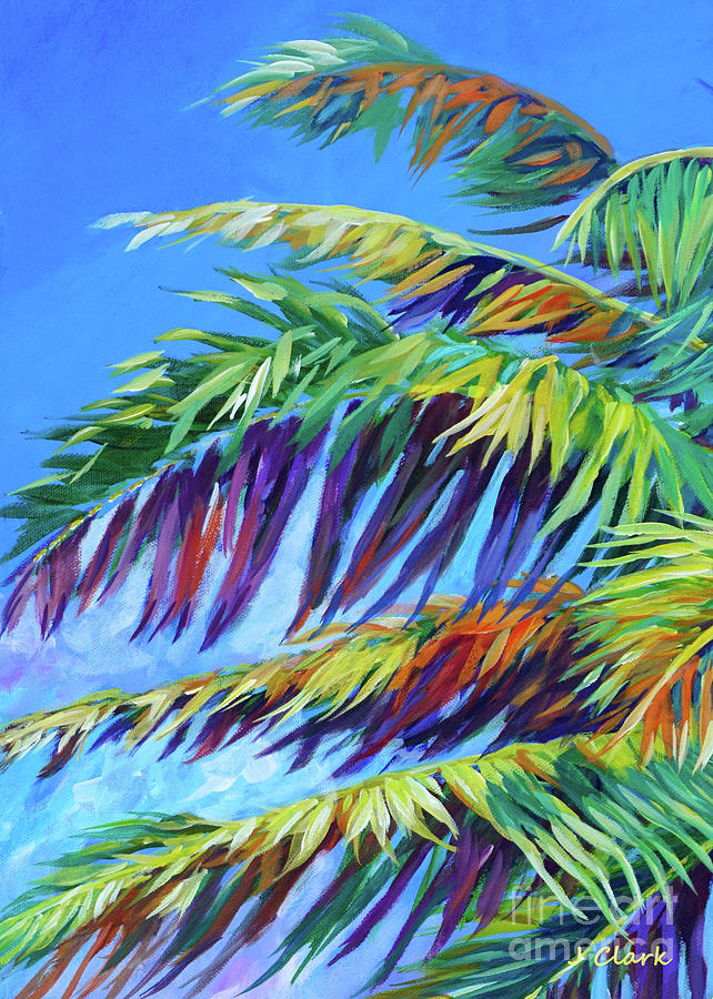 Palm Painting - Elegant And Bold by John Clark Palm Painting - Elegant And Bold by John Clark