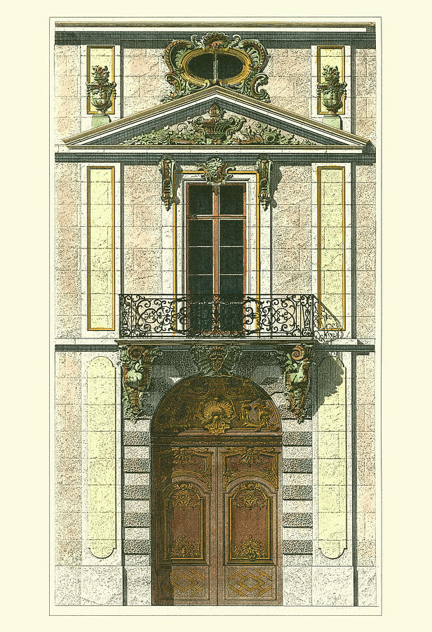 Architecture Painting - Elegant Entrance I by Vision Studio