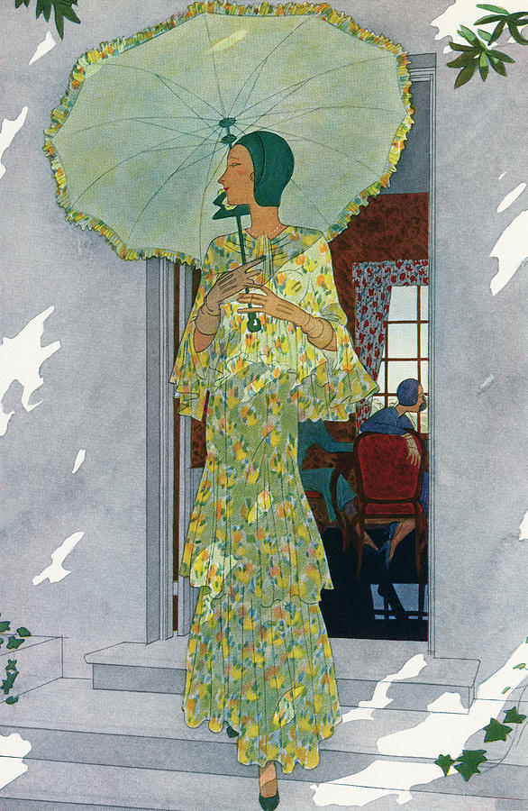 Elegant Woman With A Parasol Digital Art by Graphicaartis Elegant Woman With A Parasol Digital Art by Graphicaartis