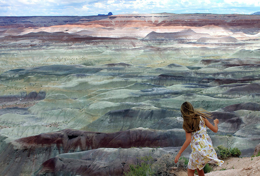Elena and the Little Painted Desert Photograph by Jonathan Thompson