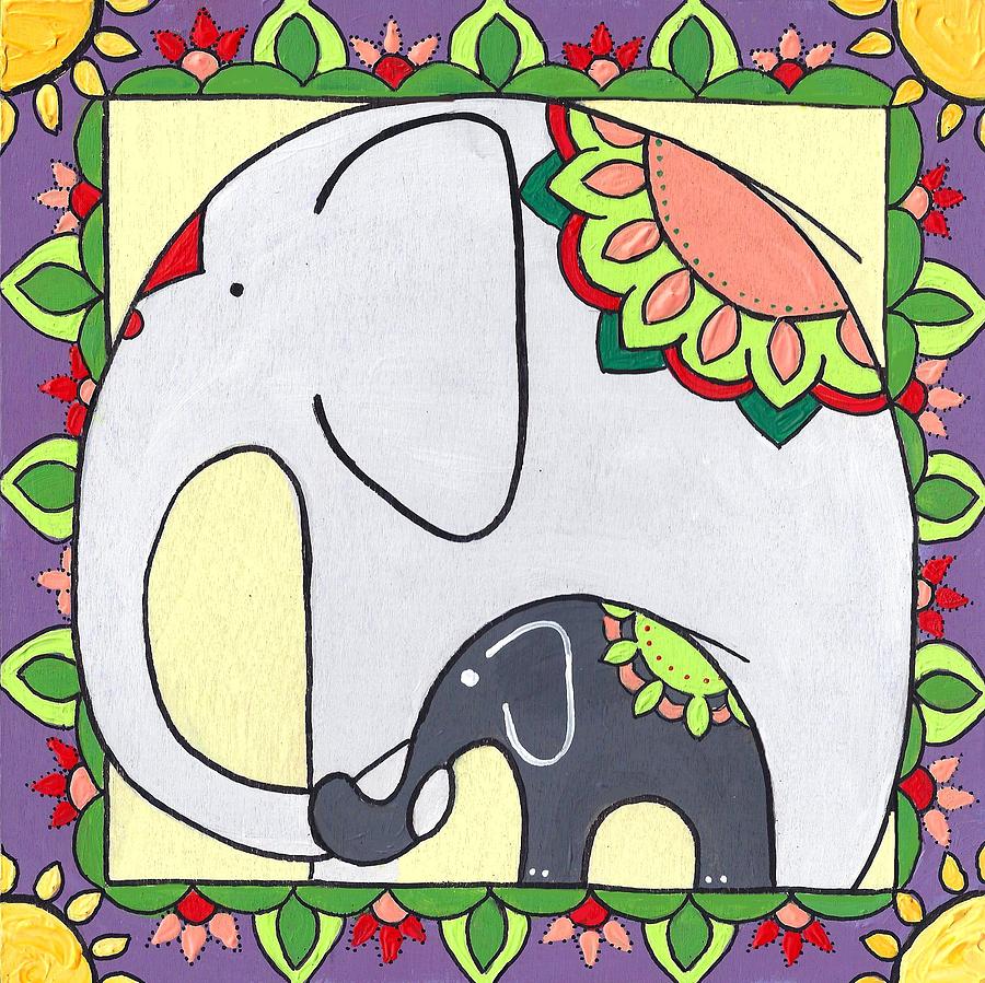 Elephant and Child 6 by Caroline Sainis Elephant and Child 6 by Caroline Sainis