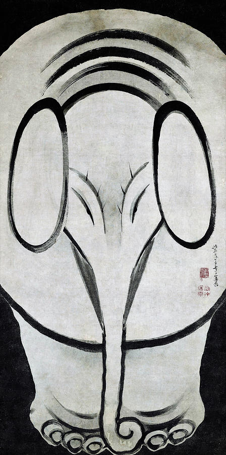 Elephant - Digital Remastered Edition Painting by Ito Jakuchu