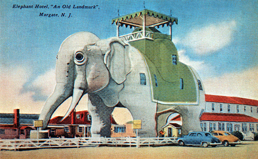 Elephant Hotel An Old Landmark Painting by Unknown