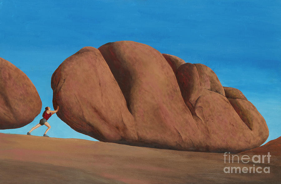Elephant Rocks, Moving Heaven and Earth Painting by Garry McMichael