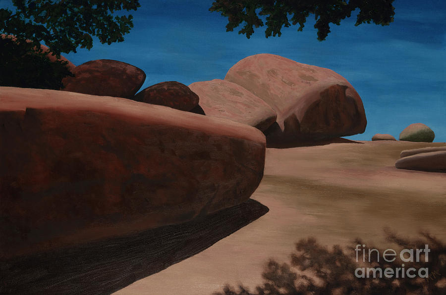 Elephant Rocks, Summer Two Painting by Garry McMichael