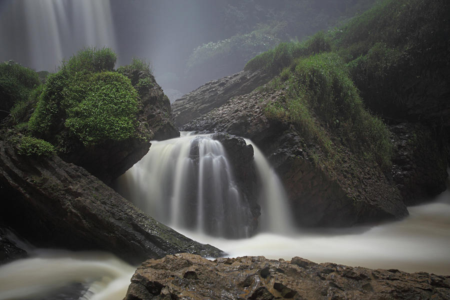 Elephant Waterfall, Dalat, Vietnam Photograph by Huyenhoang