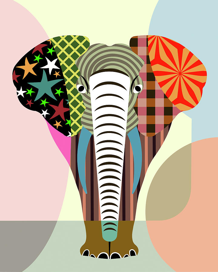 Portrait Digital Art - Elephantidae by Lanre Adefioye