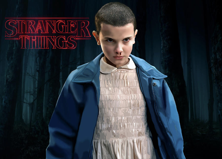 ELEVEN - Stranger Things Digital Art by Benjamin Dupont - Pixels