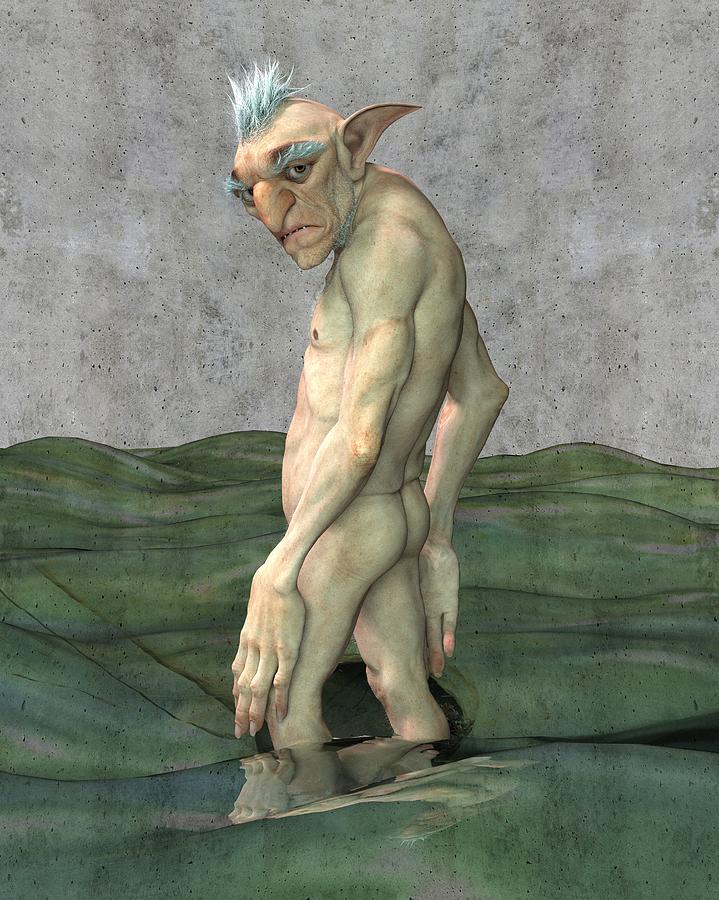 Elf Of The Thermal Baths Digital Art