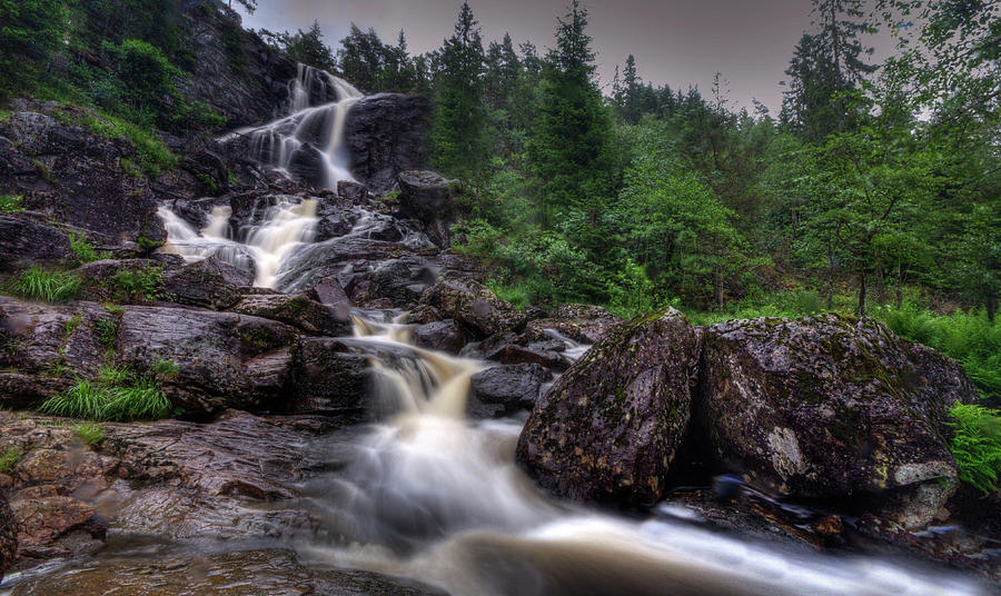 Elgå Waterfall Photograph by Line Kristin J