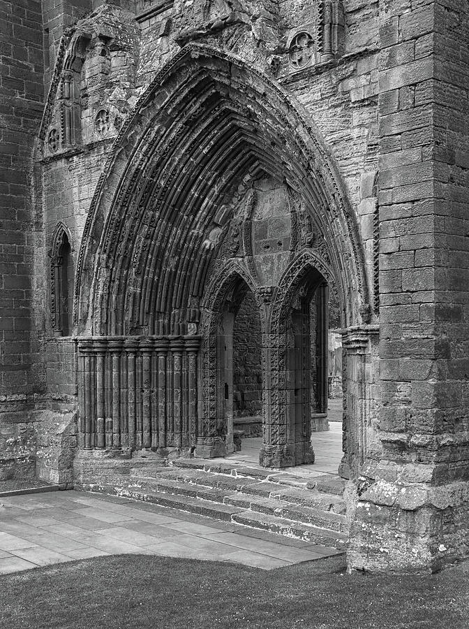 Elgin Cathedral Entrance Photograph by Dave Mills