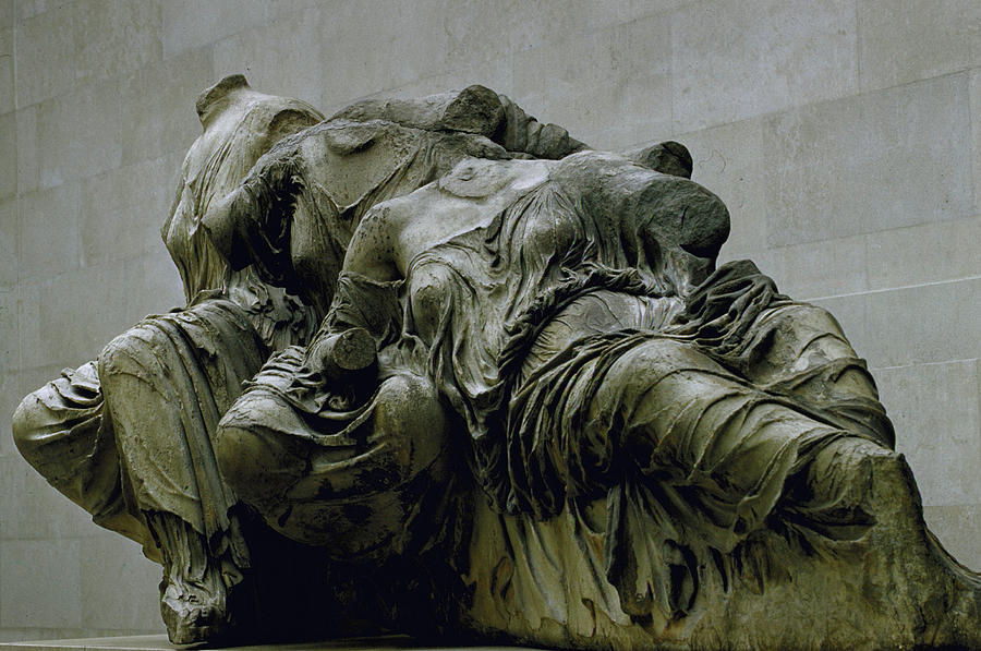 British Museum Photograph - Elgin Marbles by Gjon Mili