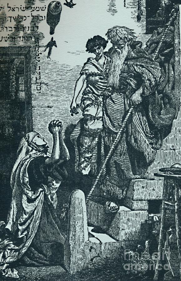 Elijah And The Widows Son Circa Drawing by Print Collector