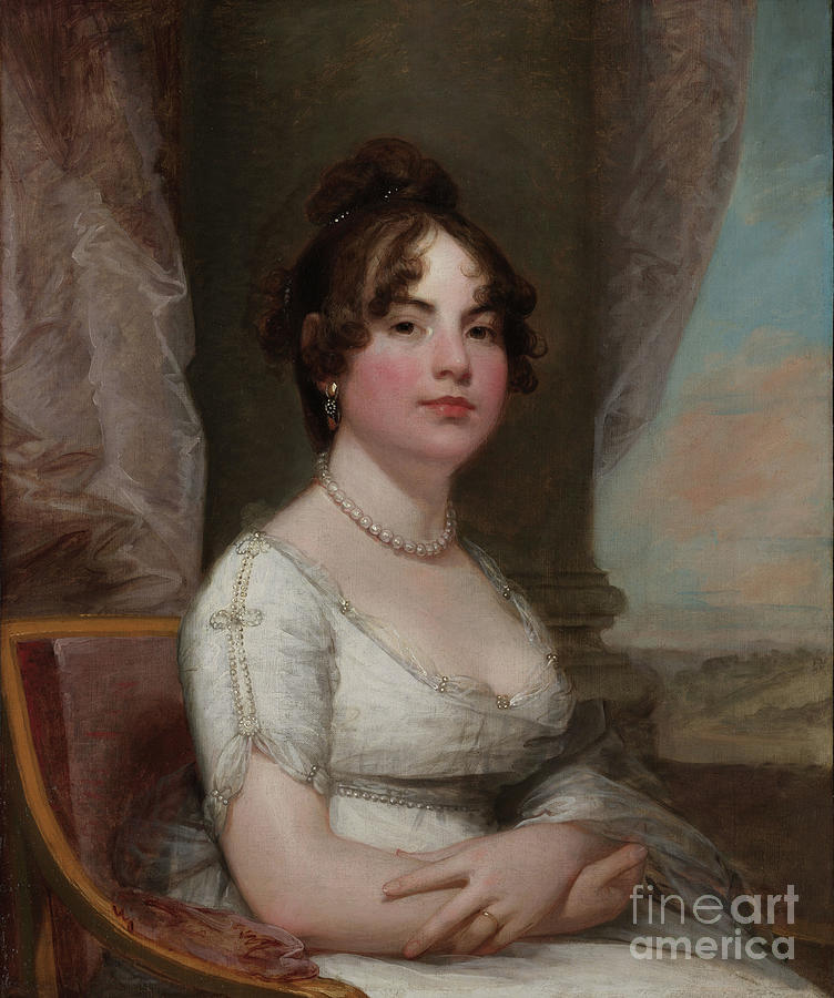 Portrait Painting - Elizabeth Beltzhoover Mason, C.1803-05 by Gilbert Stuart
