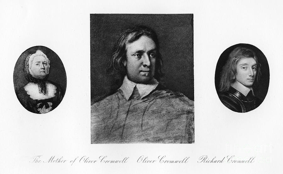 Elizabeth Cromwell, Oliver Cromwell Drawing by Print Collector