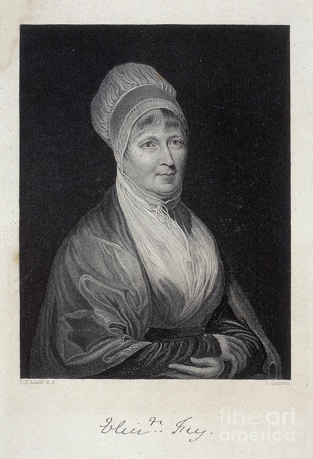 Elizabeth Fry, 1844. Artist J Cochran Drawing by Print Collector