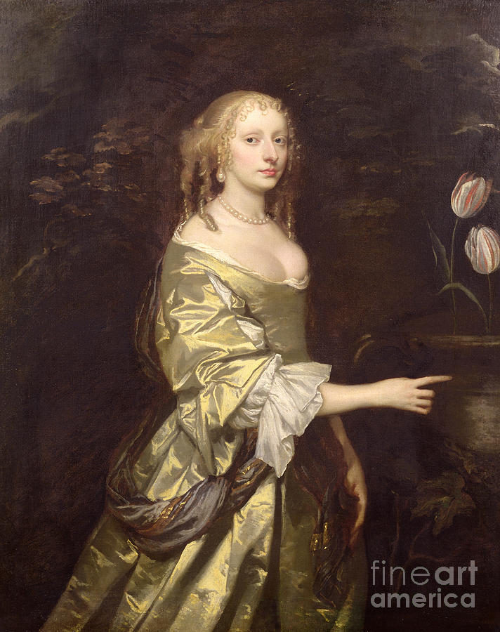 Elizabeth, Lady Wilbraham Painting by Peter Lely