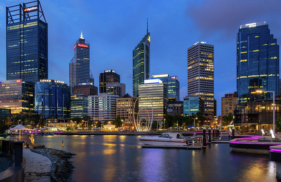 Elizabeth Quay Harbour Photograph by Sue Errington-Wood