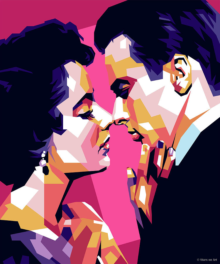 Elizabeth Taylor and Montgomery Clift Digital Art by Movie World Posters