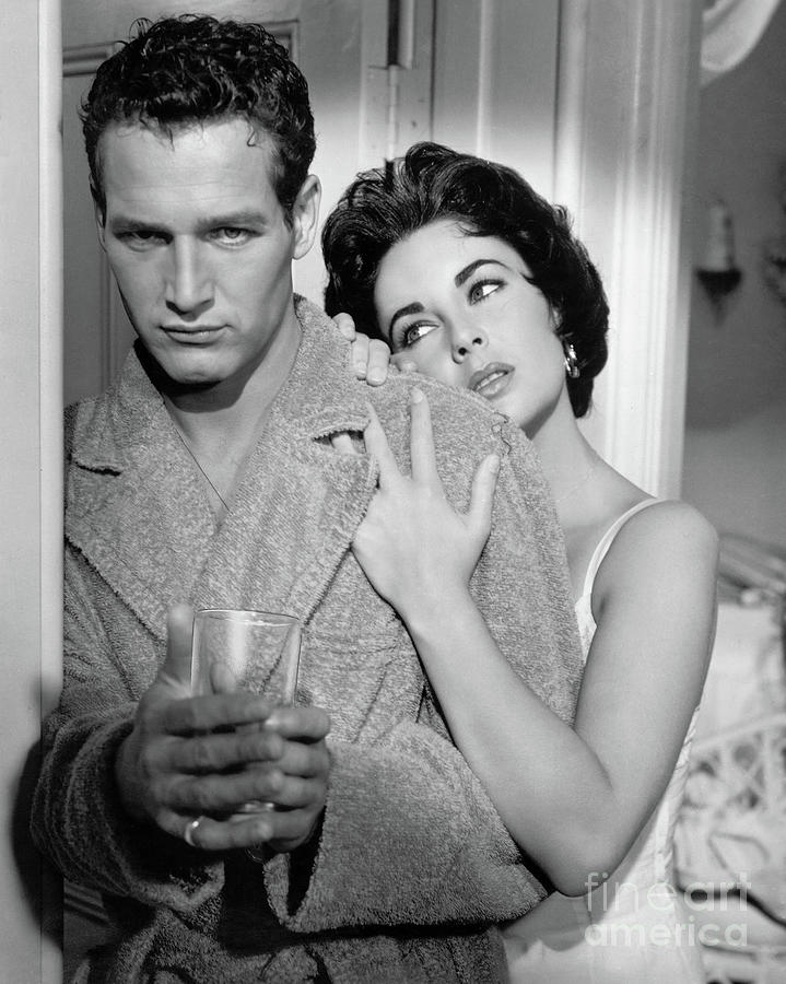 Elizabeth Taylor And Paul Newman Photograph by Bettmann